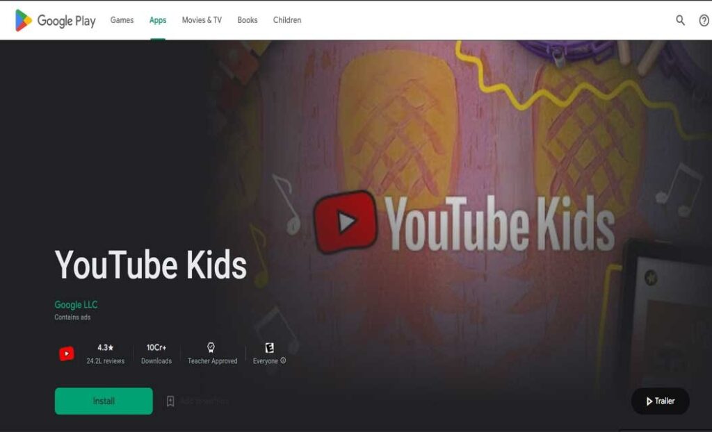Youtube Kids App On Google Play Store